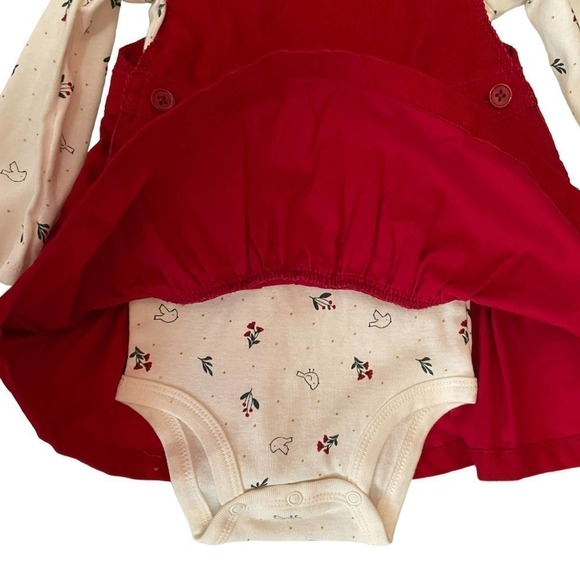 ❤️ Carter's Just One You Dress Set Size 12 Months - Picture 3 of 5